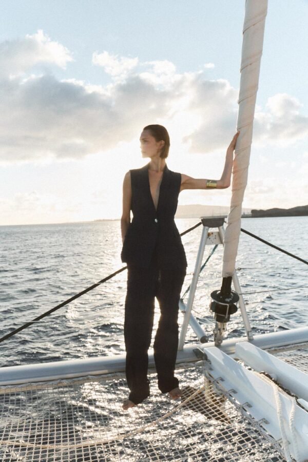 Pantalon Zara lin droit