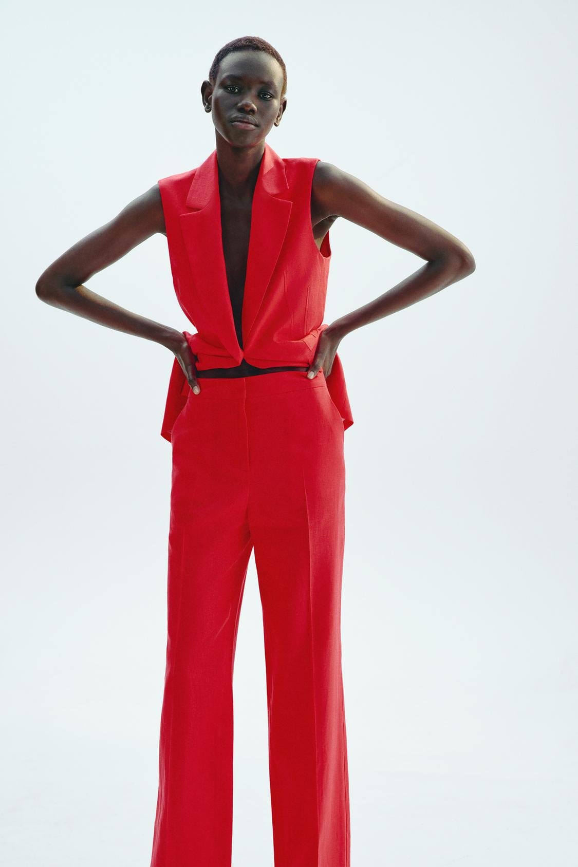 Pantalon droit Zara