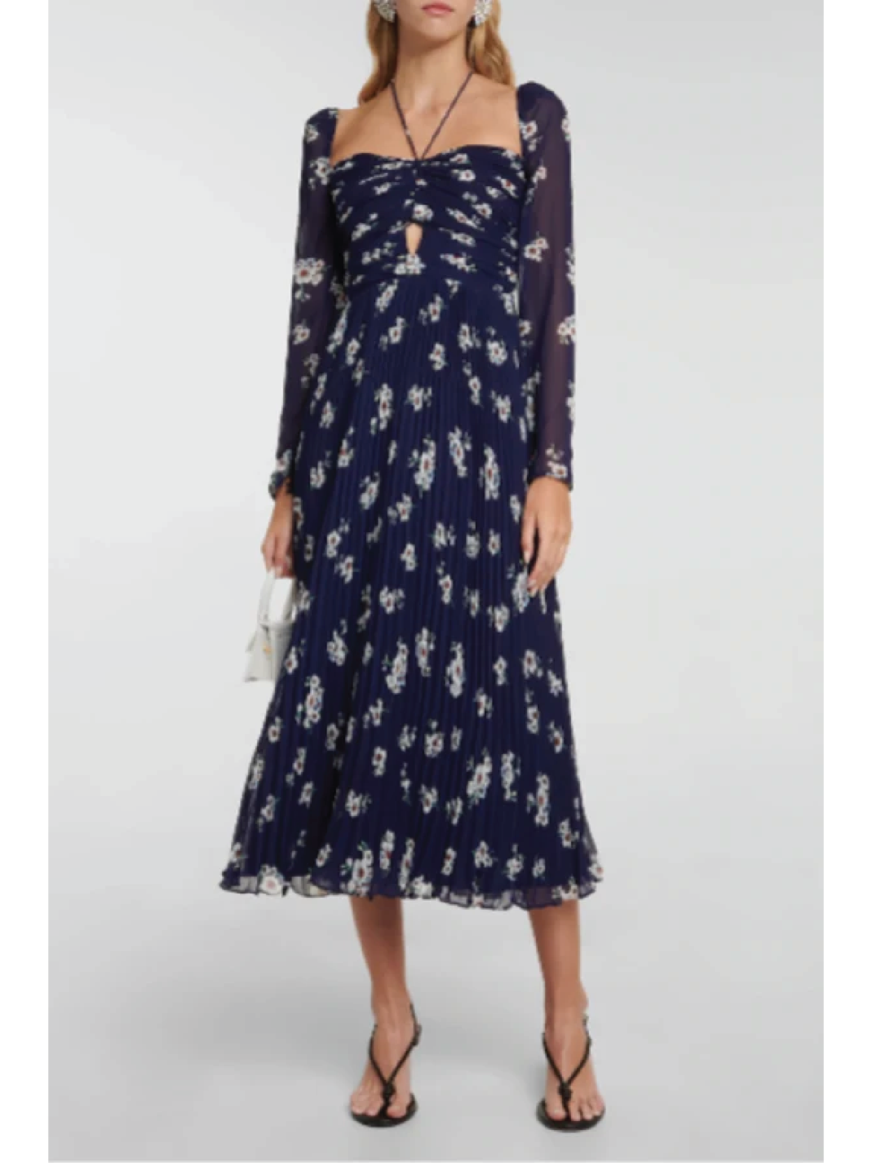 Robe à motif floraux Self Portrait