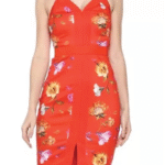 Robe moulante à motifs floraux Ted Baker