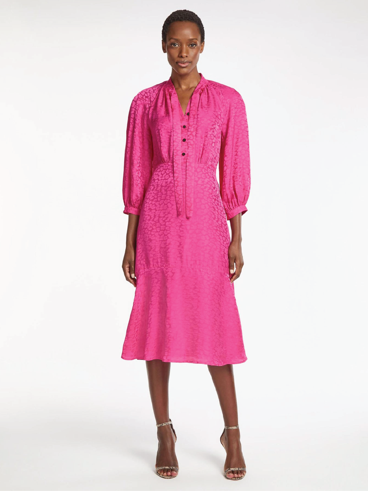 Mini robe en soie mélangée Daria