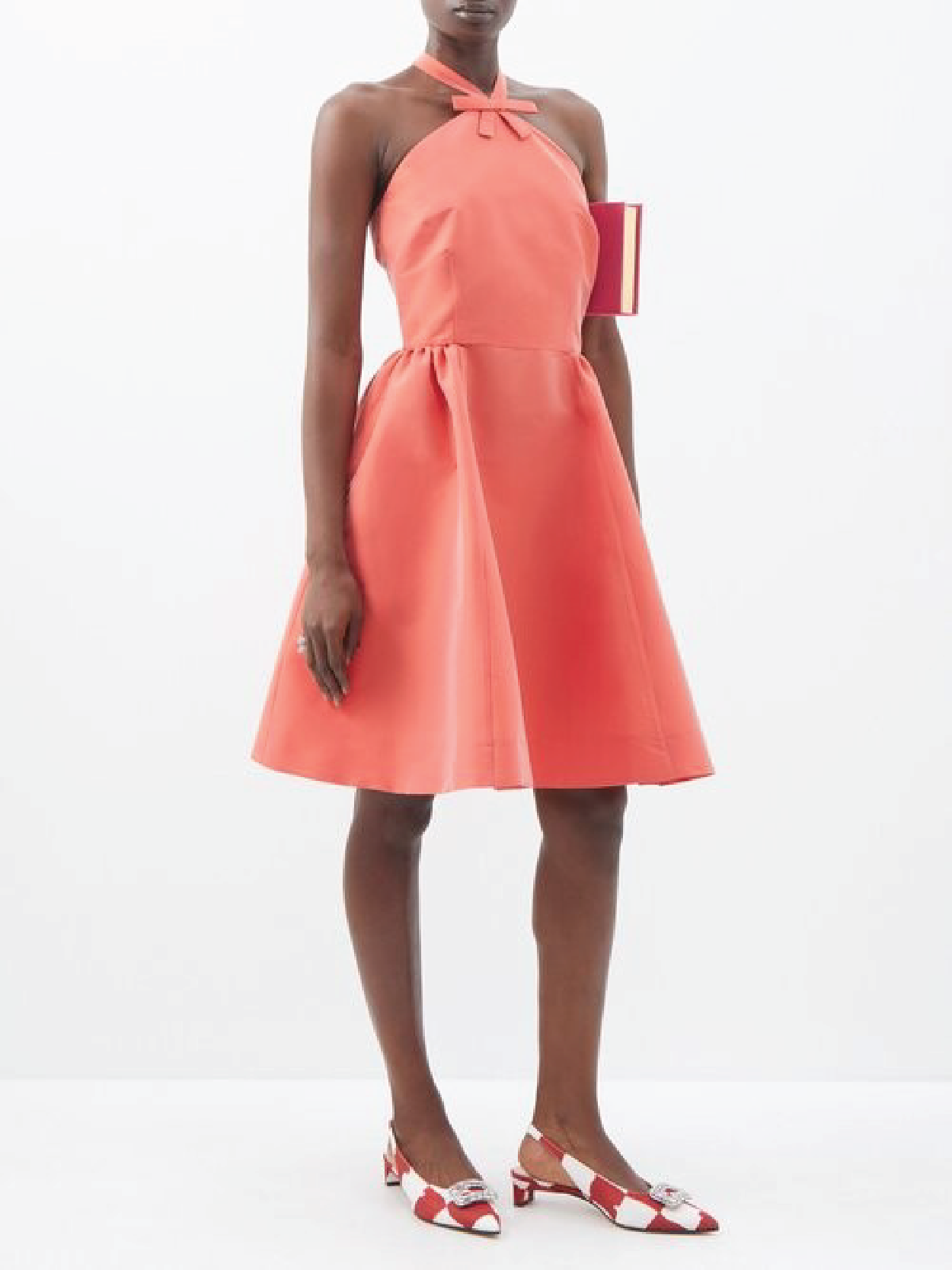 Mini robe en satin Bernadette Jones