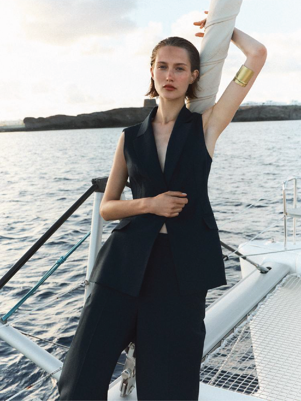 Ensemble en lin Zara