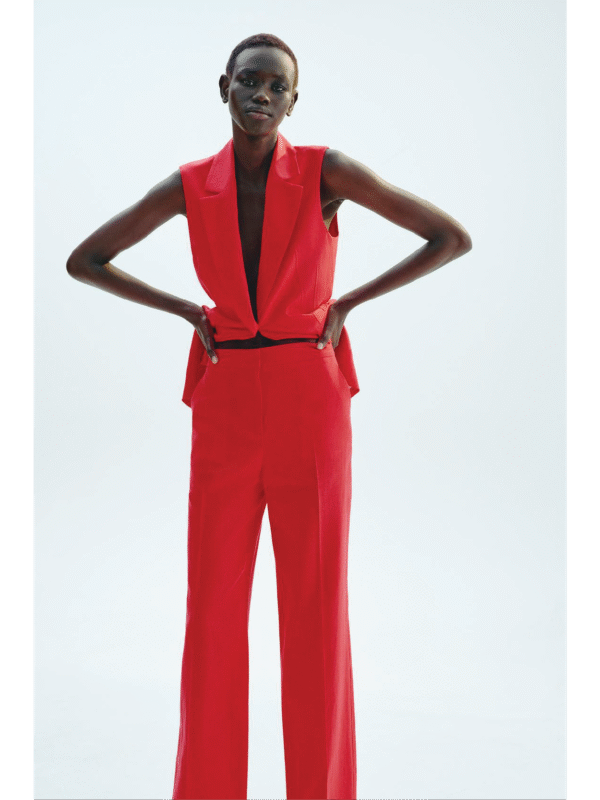 Pantalon Zara lin droit