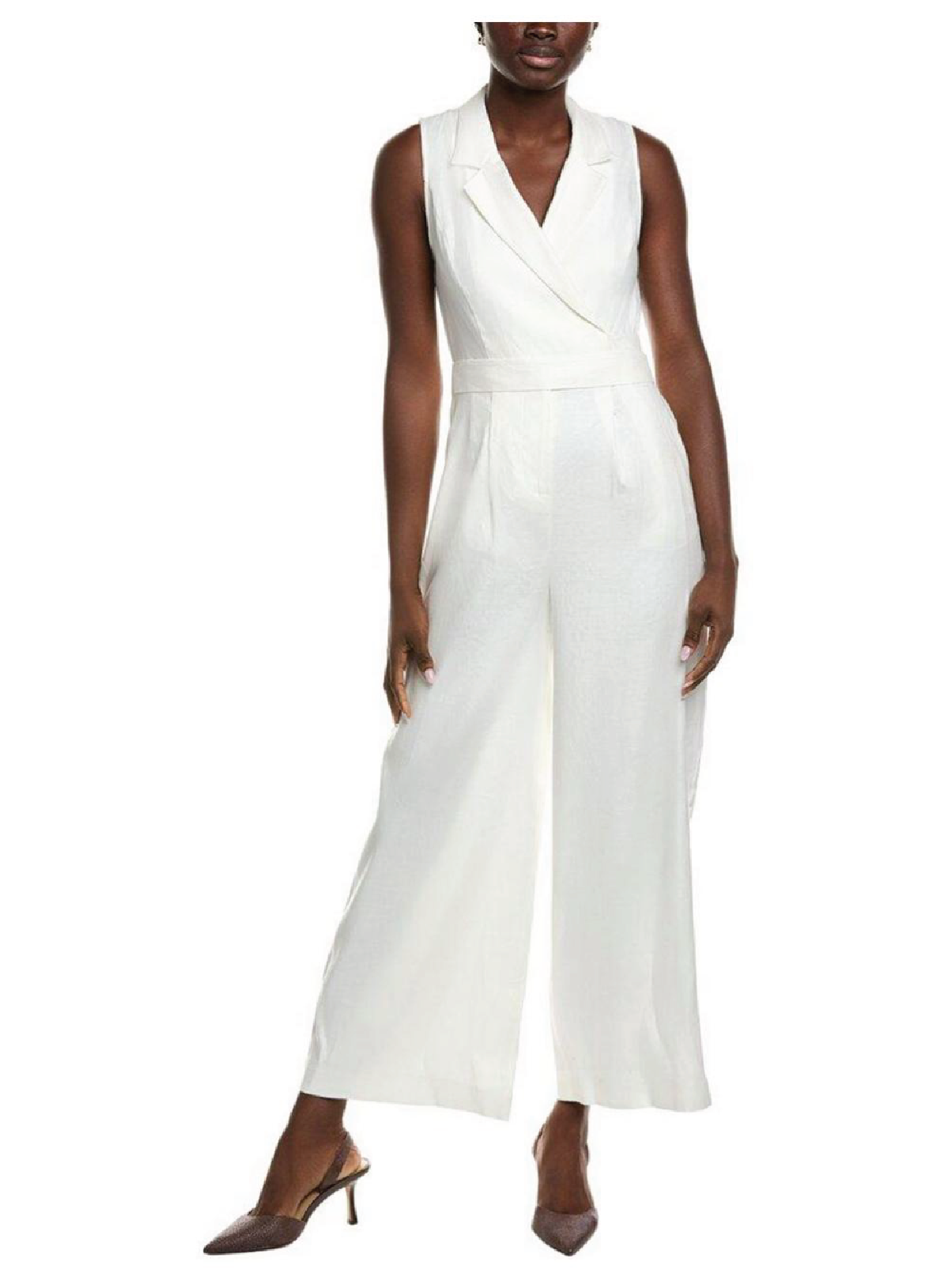 Combinaison Emilia en Lin Blanc pour Femmes de Reiss